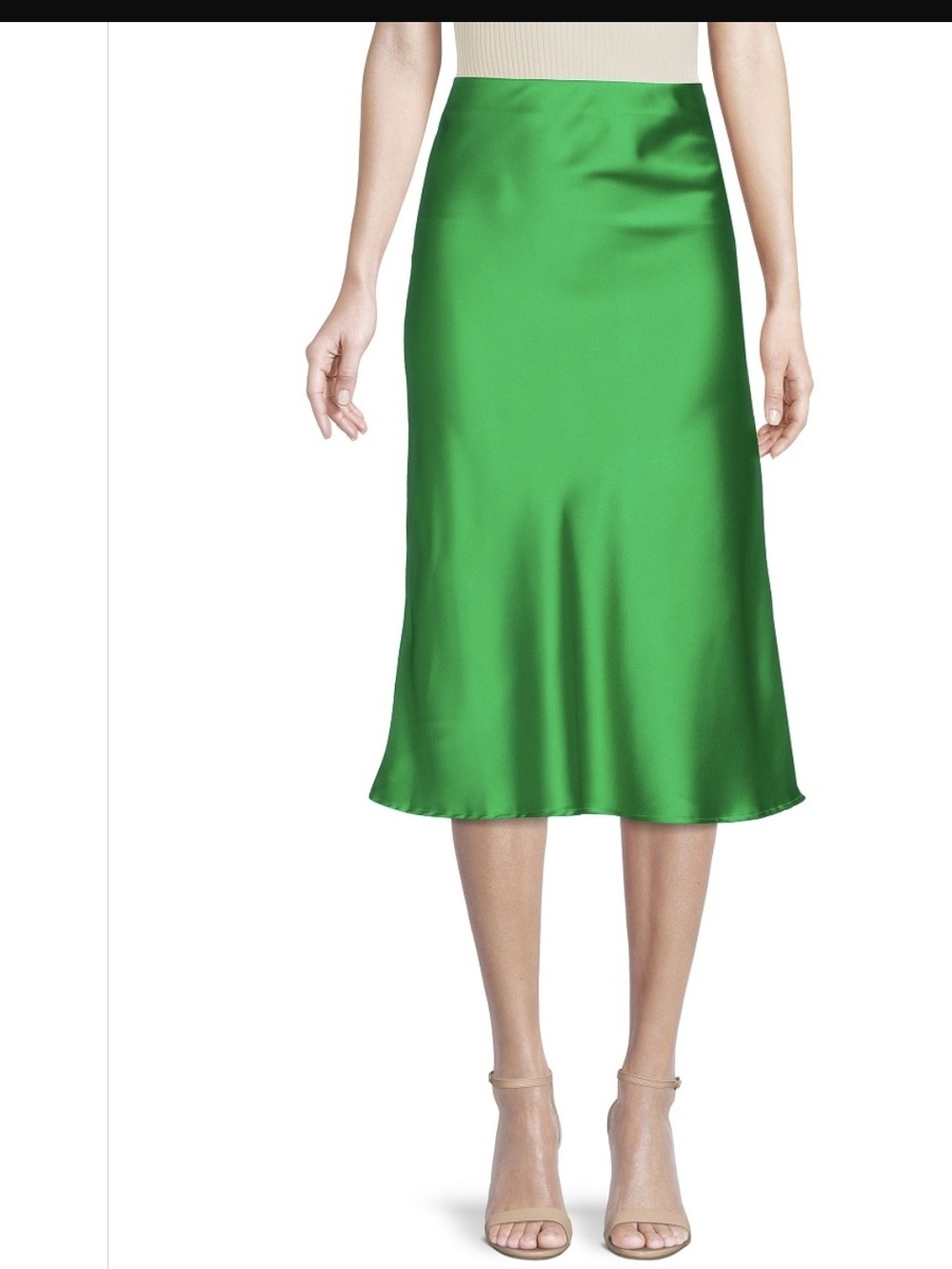 Reneec. Satin Midi 3 Skirts - Size S